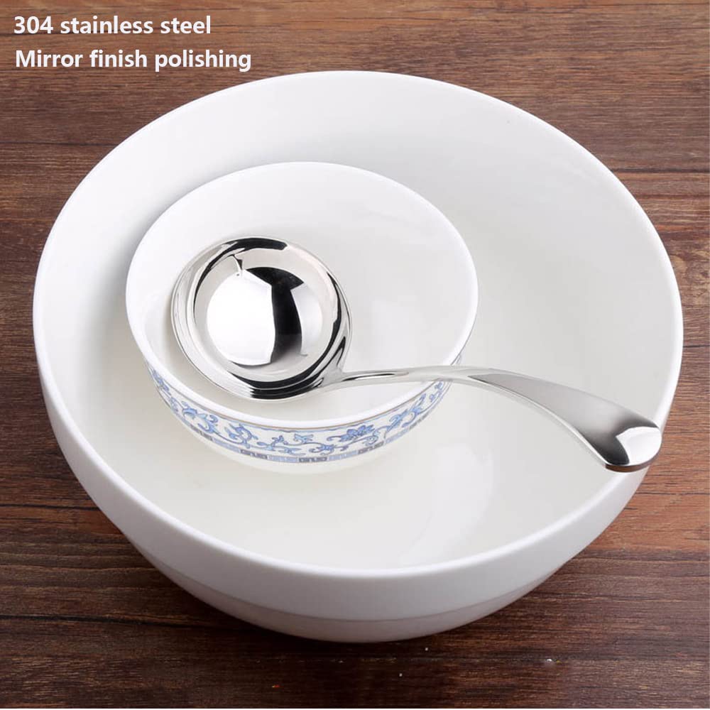SIAIQIANG silver ladle great for holiday dinners.