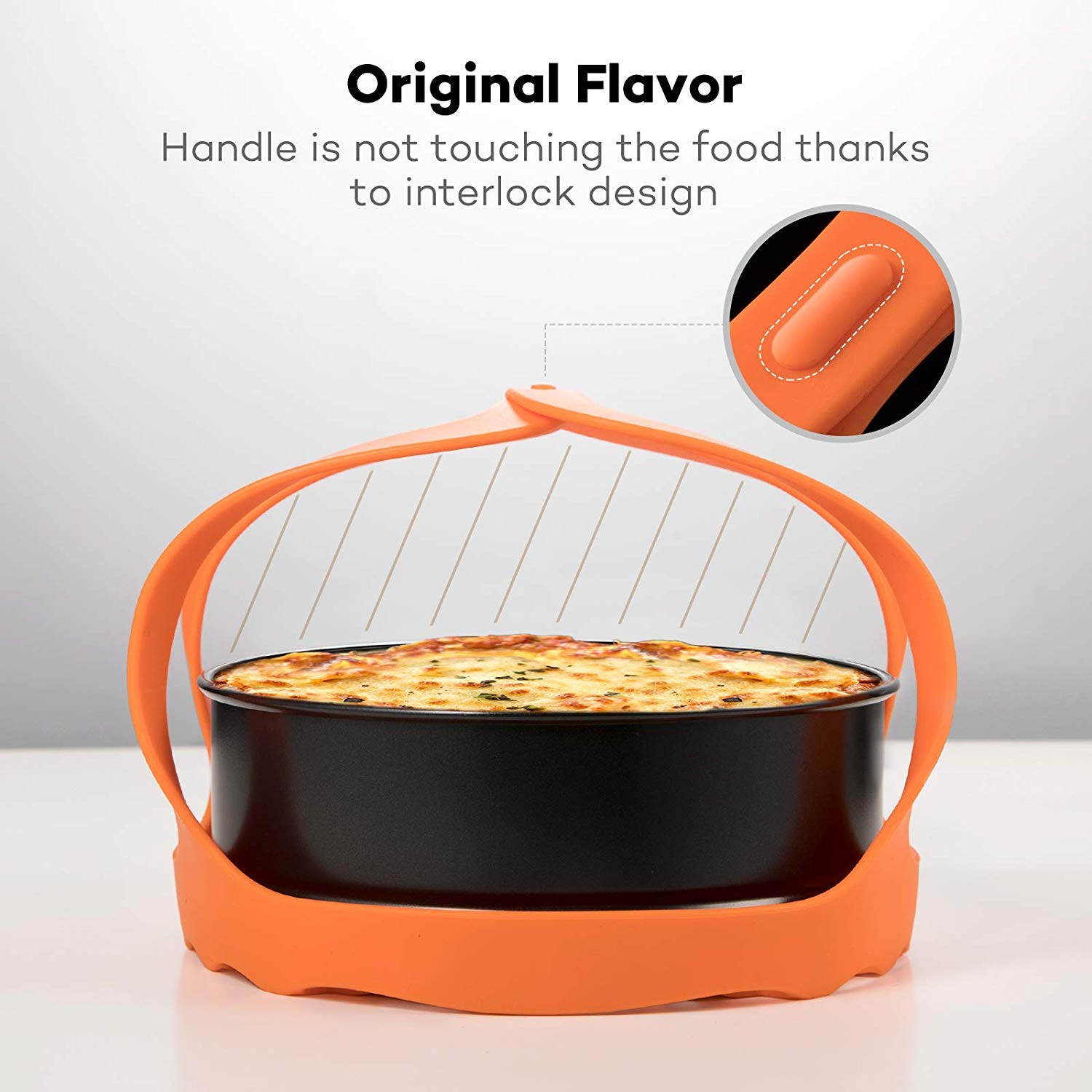 SiCheer sling showing 6.5 inch diameter fit for compact cookers