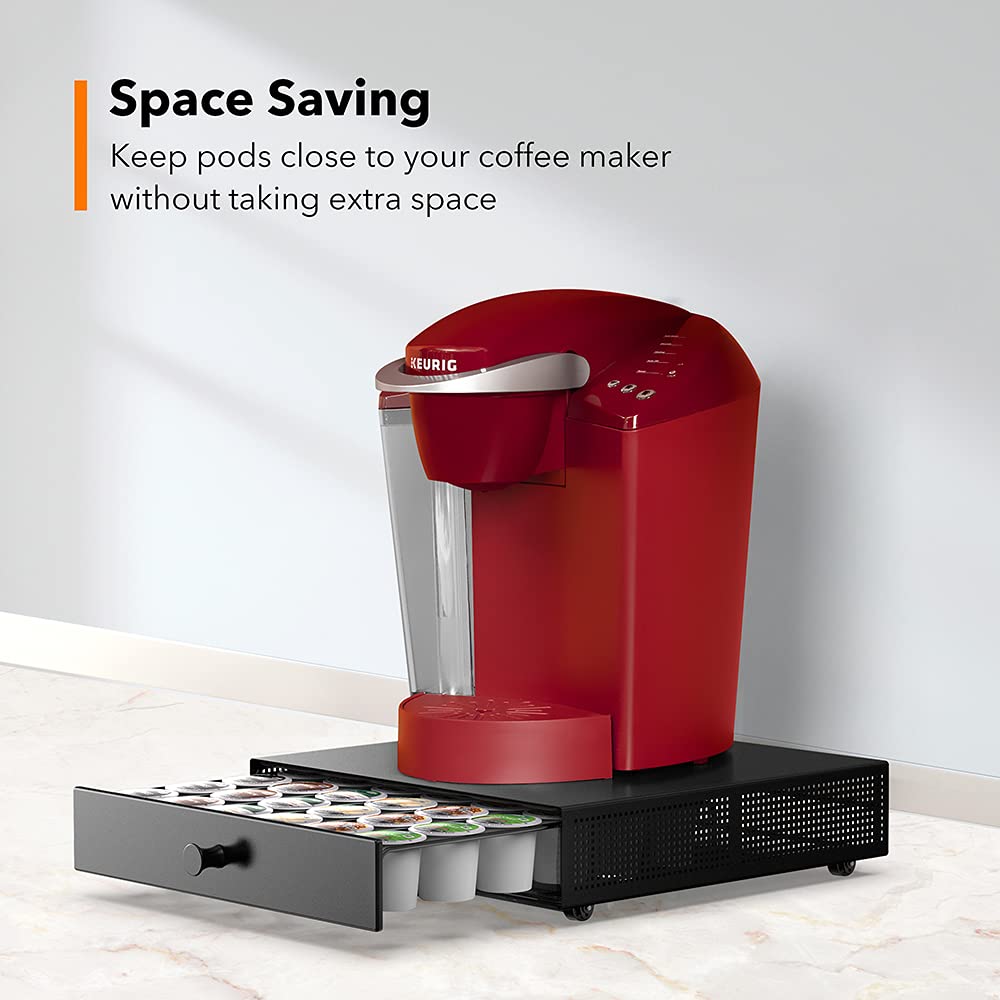 SICHEER durable iron construction ensures long-lasting pod storage.