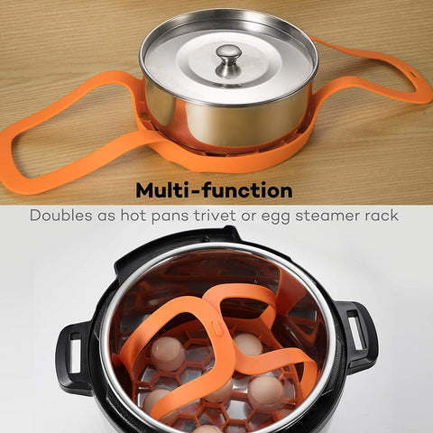 SiCheer easy lift sling for safe removal of bowls and pans