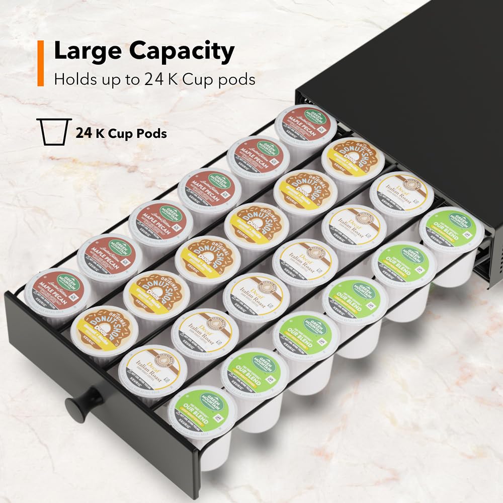 SICHEER modern black finish adds sleek style to any countertop.