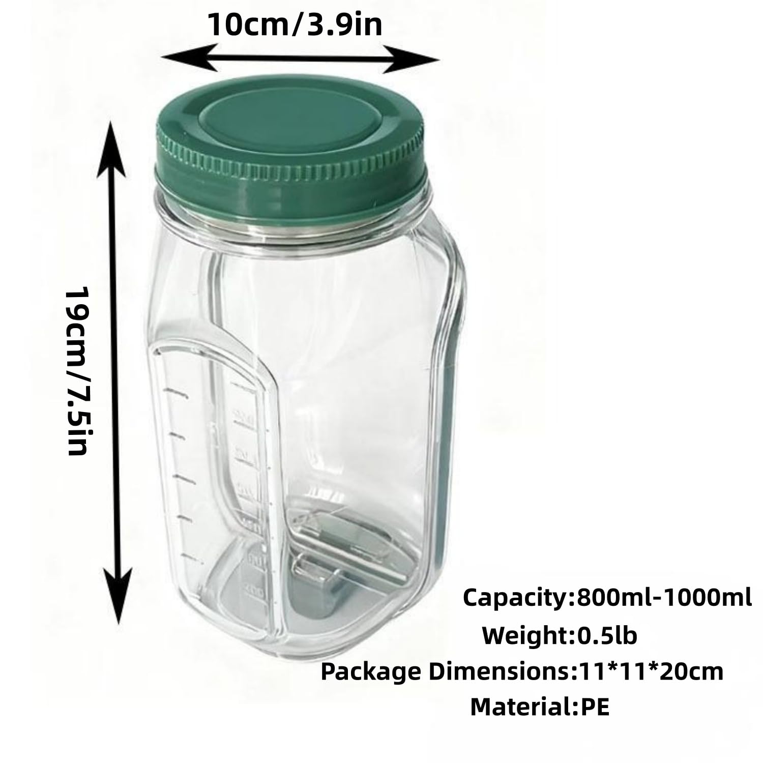 Airtight lid design keeps greens crisp and prevents leaks during transport.