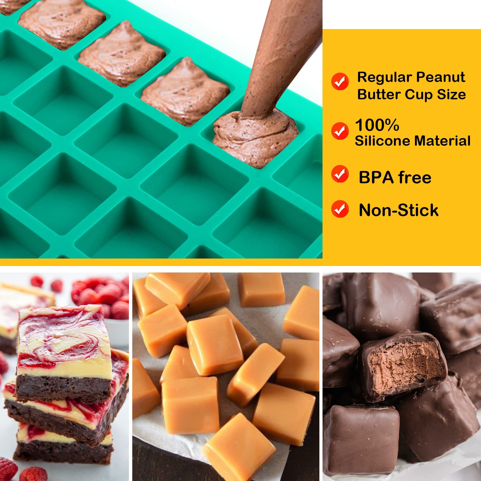 Sidosir square ice cube mold for uniform blocks.