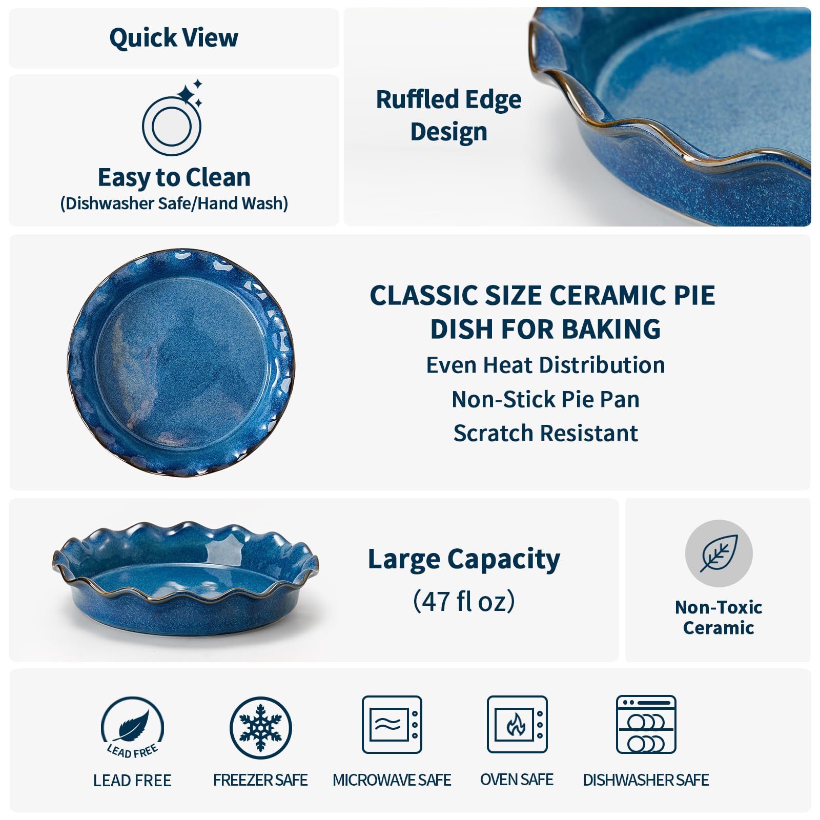 SIDUCAL nonstick glaze resists scratches for long-lasting performance.