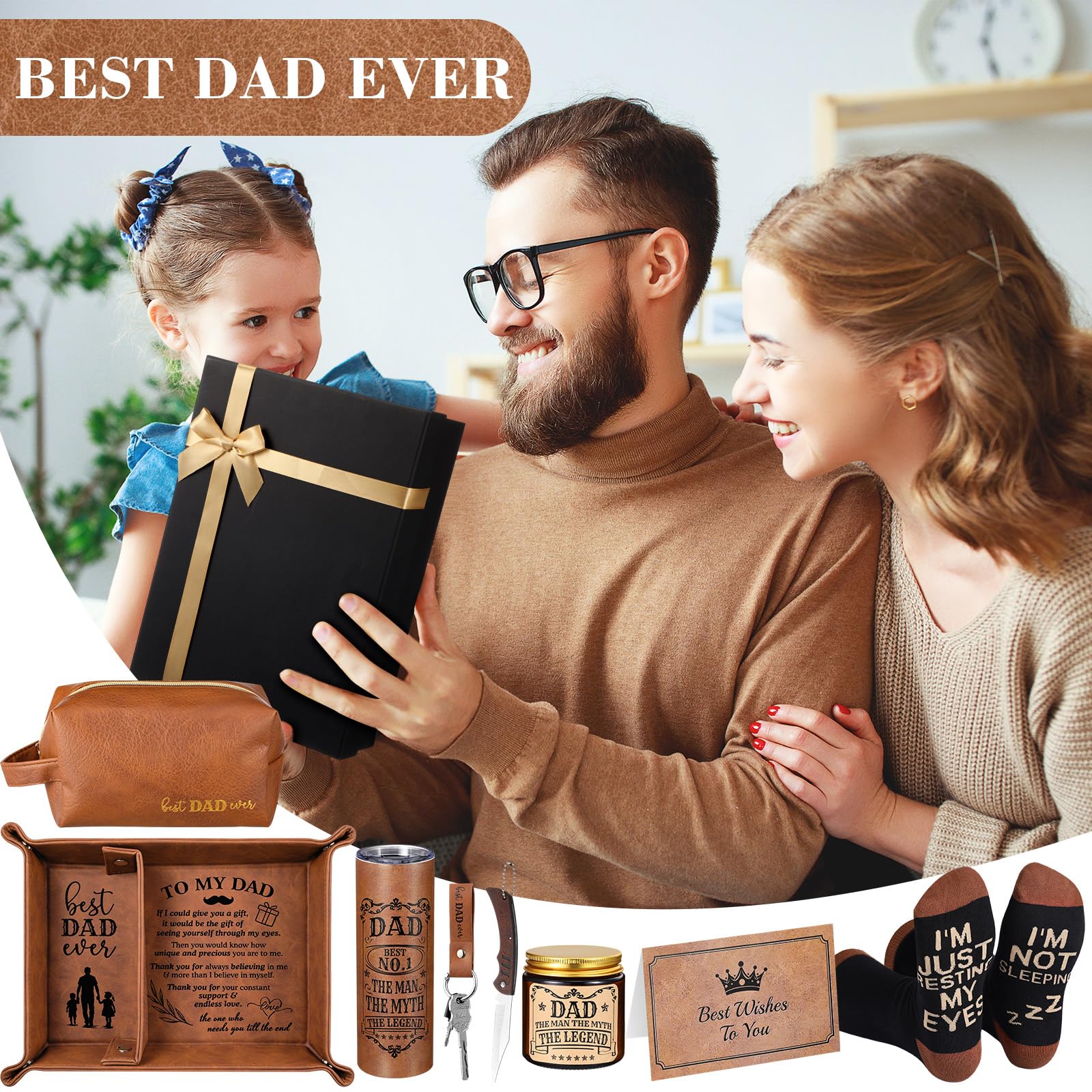 Sieral aromatherapy candle for Dad provides relaxing ambiance after work.