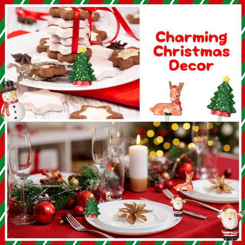 Sieral Christmas plate tree decor enhances holiday tables with colorful focal points