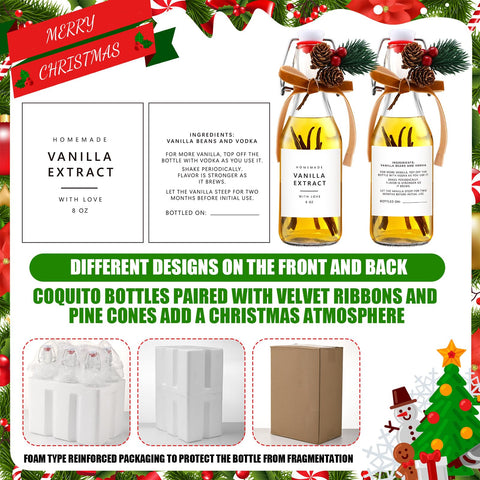 Sieral durable amber glass bottle protects contents and preserves flavor.