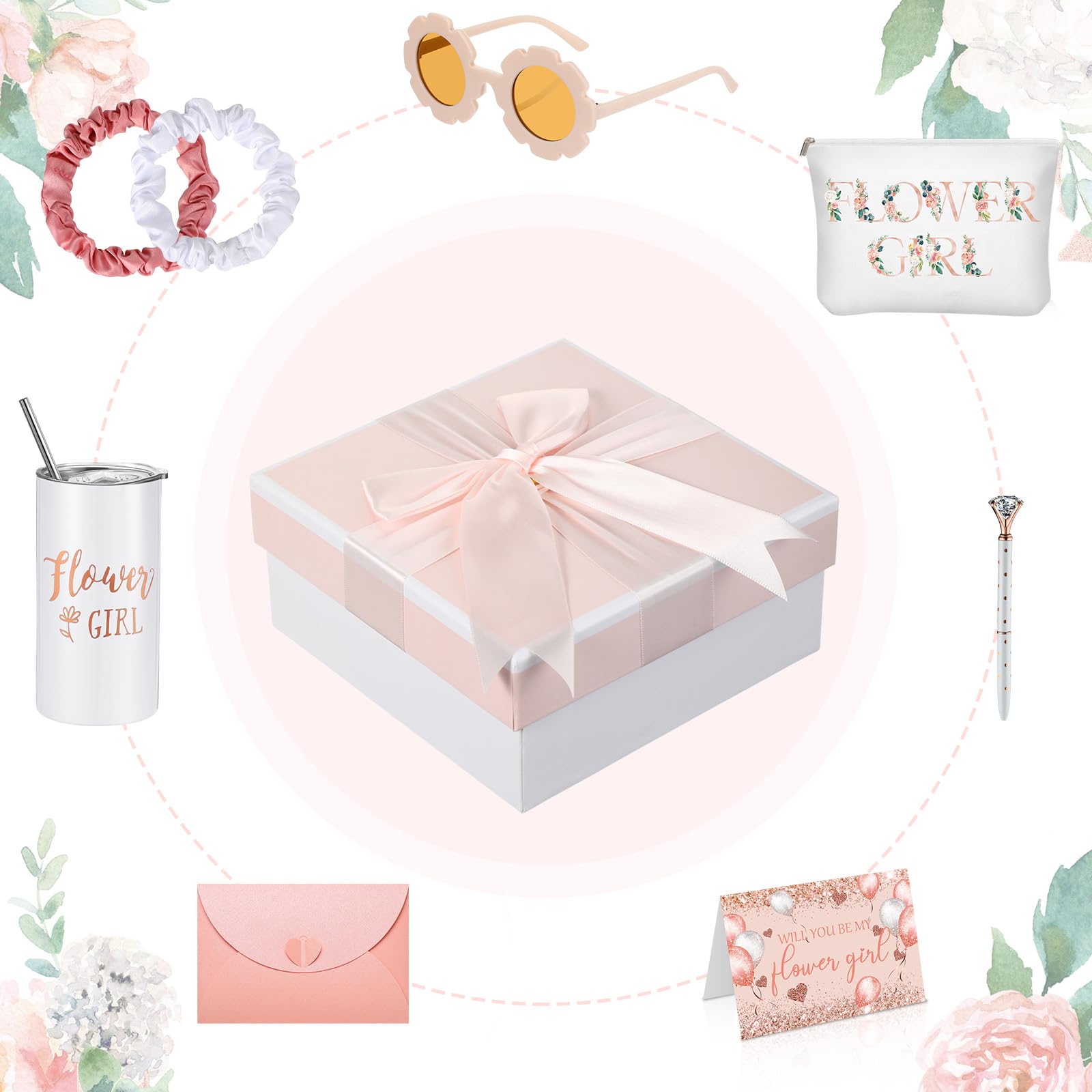 Sieral flower girl sunglasses as a cute wedding accessory