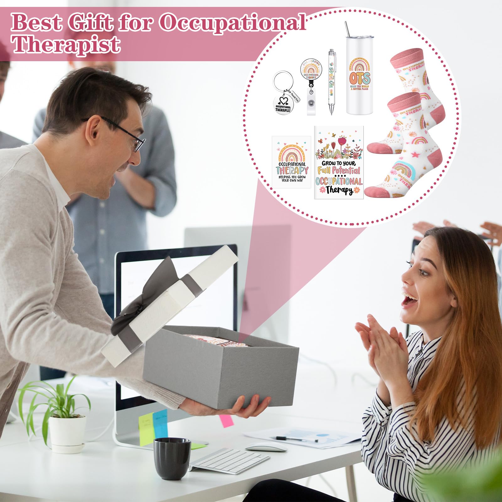 Sieral greeting card complements gift presentation