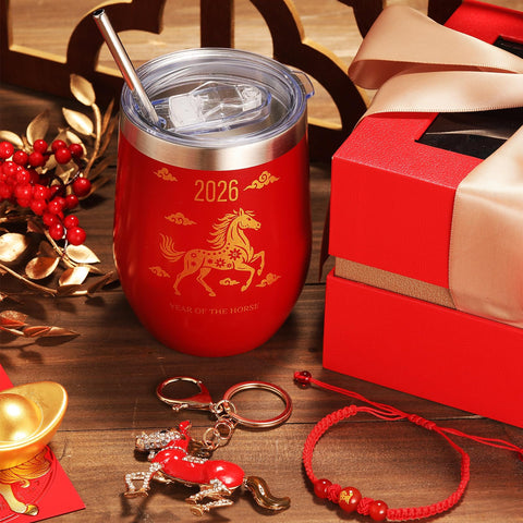 Sieral horse keychain bright color adds flair to bags.