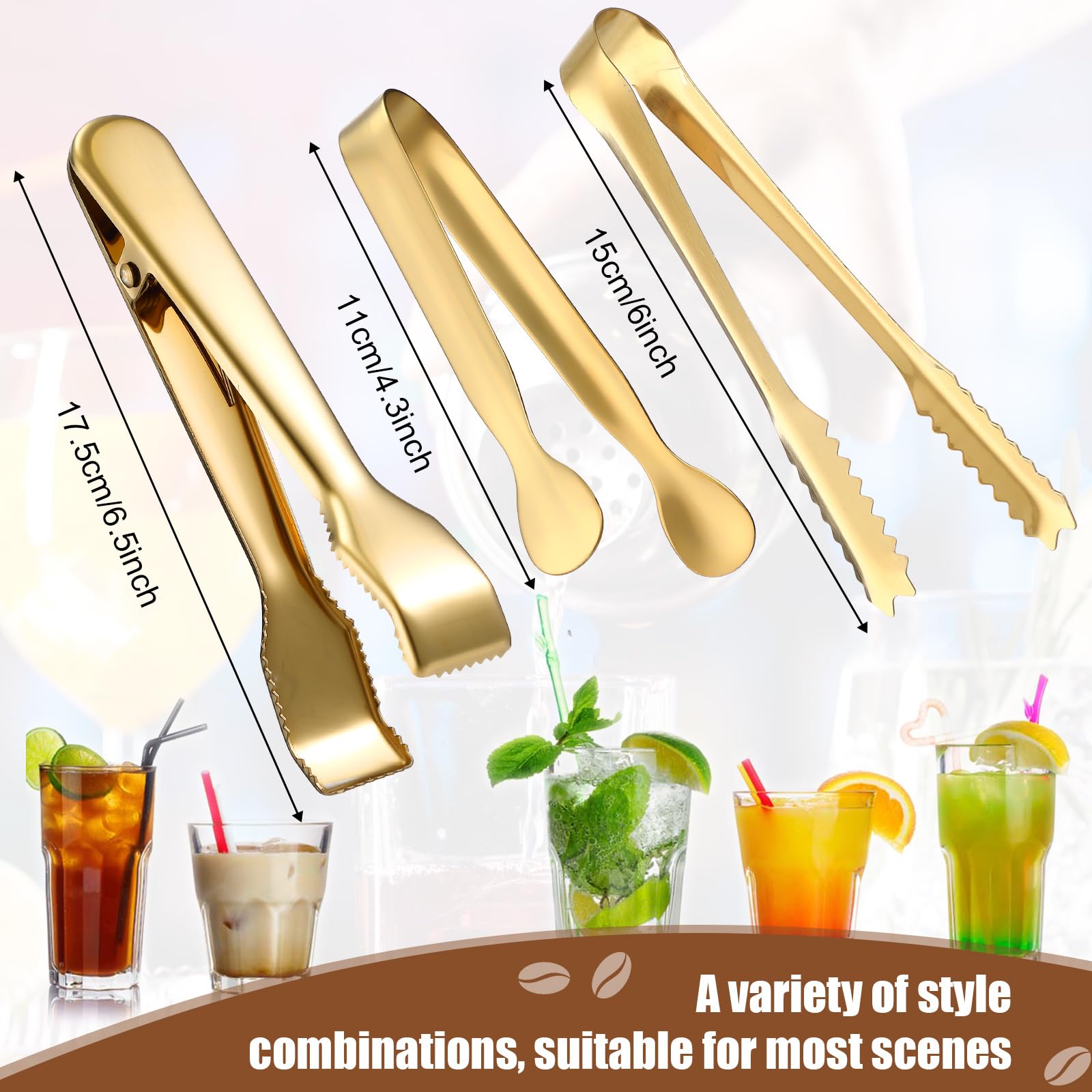 Sieral ice shovel 8 inches for easy scooping and clean portions.