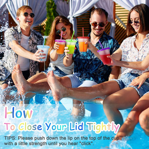 Sieral lid and straw assembly for spill prevention