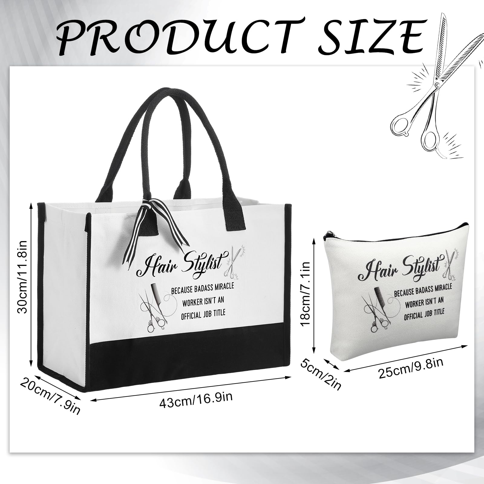 Sieral makeup bag keeps cosmetics organized on the go.
