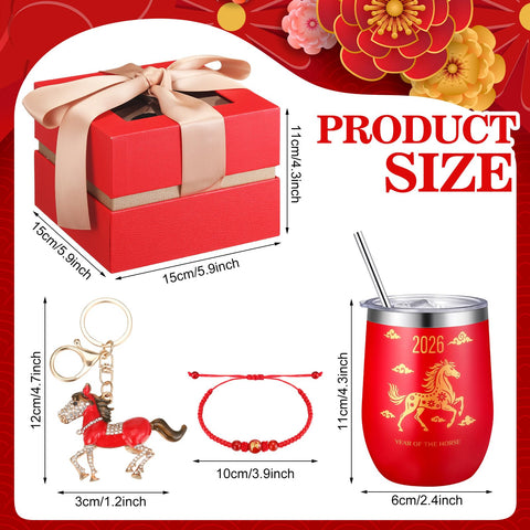 Sieral red horse bracelet with agate beads and subtle rhinestones.