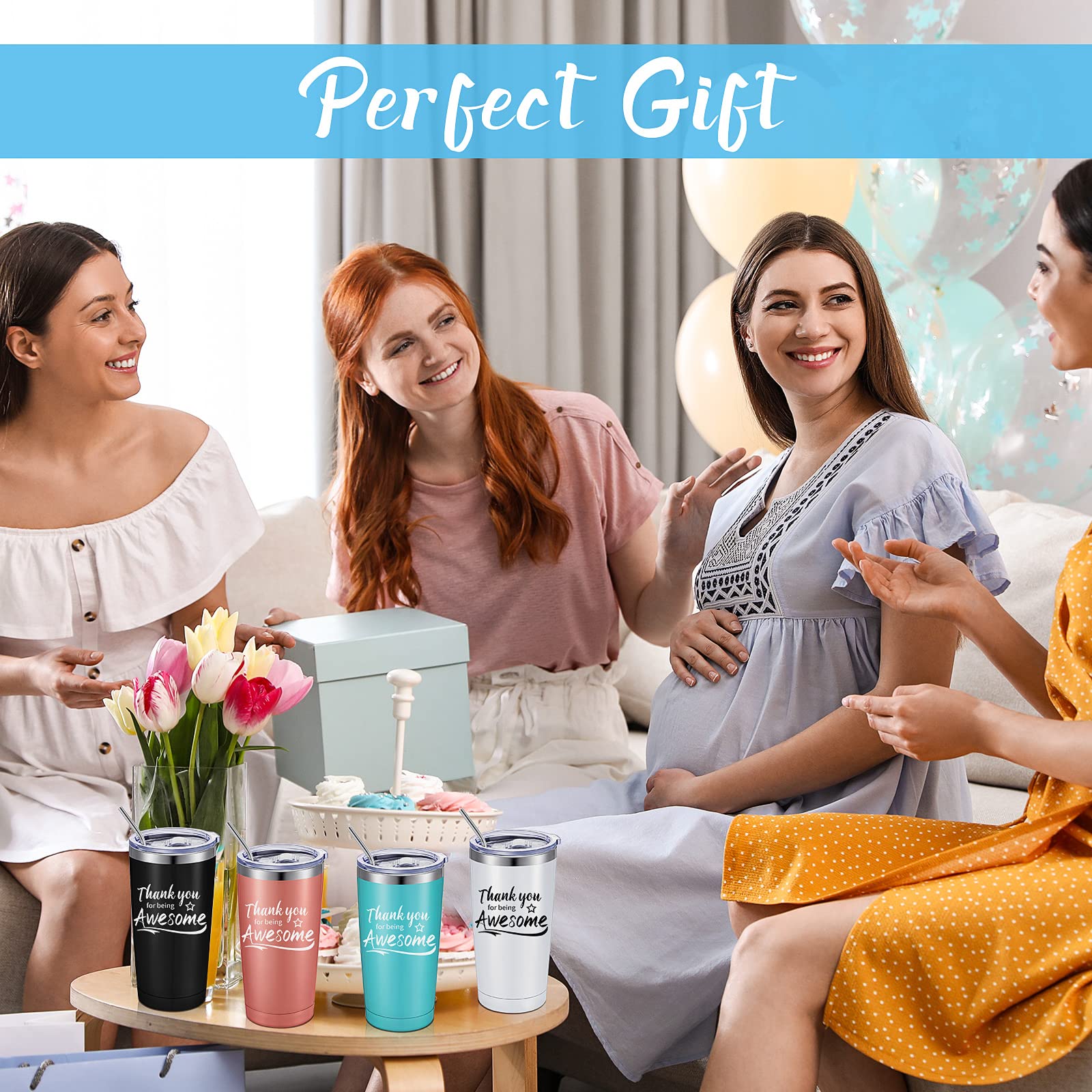 Sieral double-wall stainless steel tumbler keeps drinks hot or cold longer.