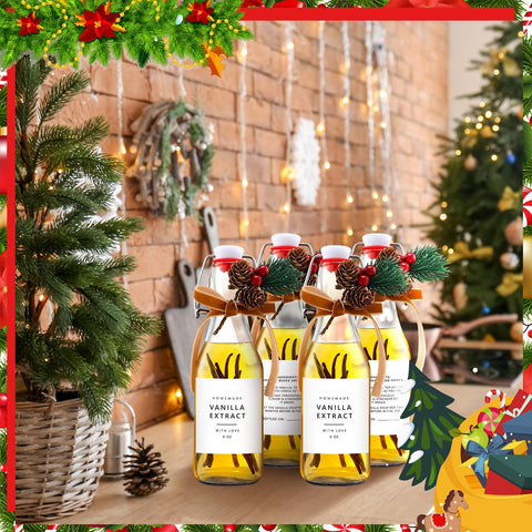 Sieral swing-top amber glass bottle shown for leak-free storage.