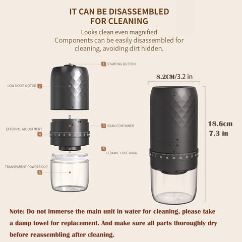 SIGBOT adjustable grind dial enables espresso to French press