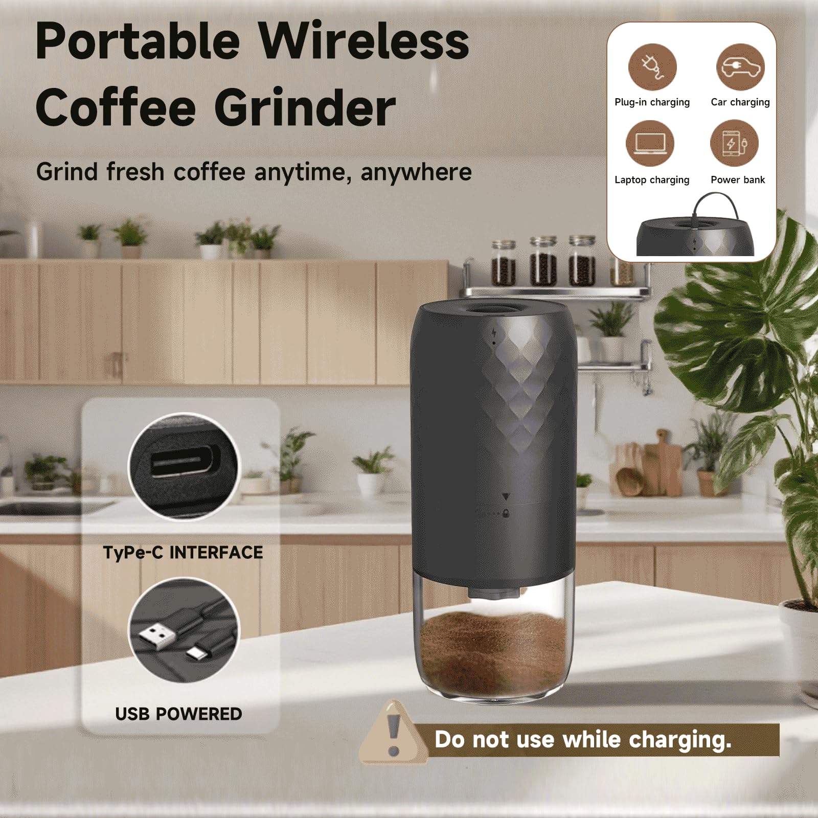 SIGBOT grinder side view highlighting lightweight construction for on-the-go use
