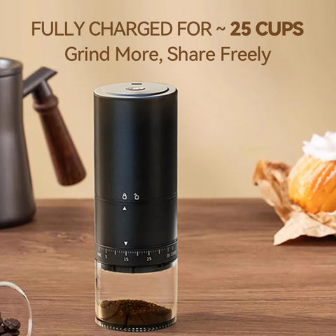 SIGBOT portable coffee grinder travel pouch keeps beans and accessories organized on journeys