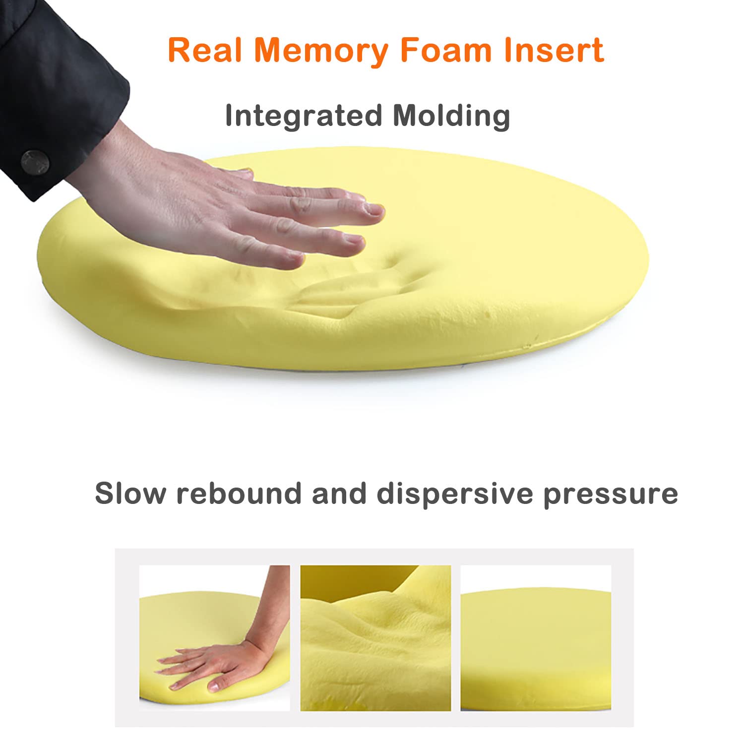 13-inch diameter and 1.2-inch thickness of Sigmat cushion.