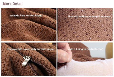 Sigmat recliner cushion cover with zipper for easy machine washing