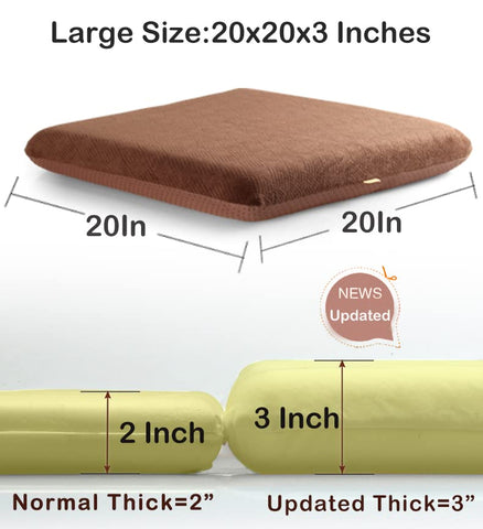 Sigmat memory foam cushion with slow rebound for comfortable seating
