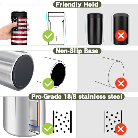 Signice double-wall vacuum insulation helps keep drinks colder longer.