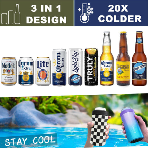 Signice double-wall vacuum insulator keeps drinks colder up to 12 hours