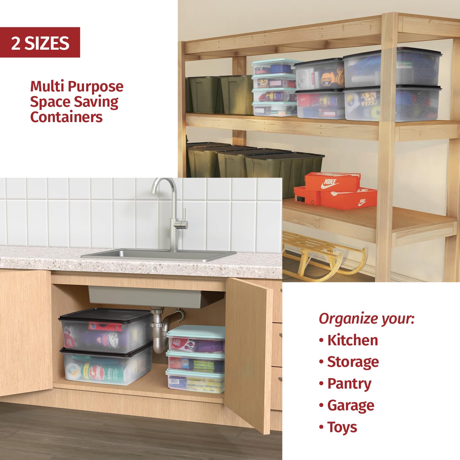 Signora Ware BPA-free plastic storage for safe, durable kitchen organization.