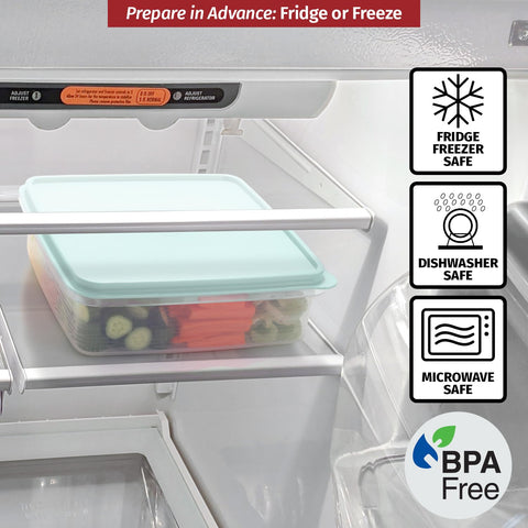 Signora Ware dishwasher-safe, microwave-safe, and freezer-safe storage for versatile use.