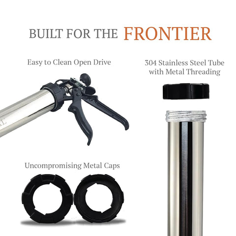 SIGVAL Frontier Jerky Gun sausage tips enable small-batch link experiments