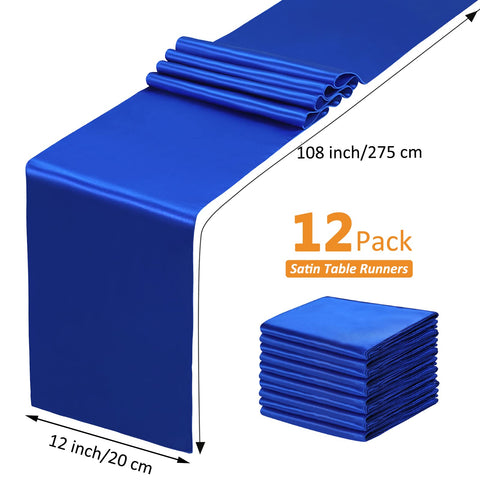 SiinvdaBZX royal blue runner brings versatile decor to celebrations