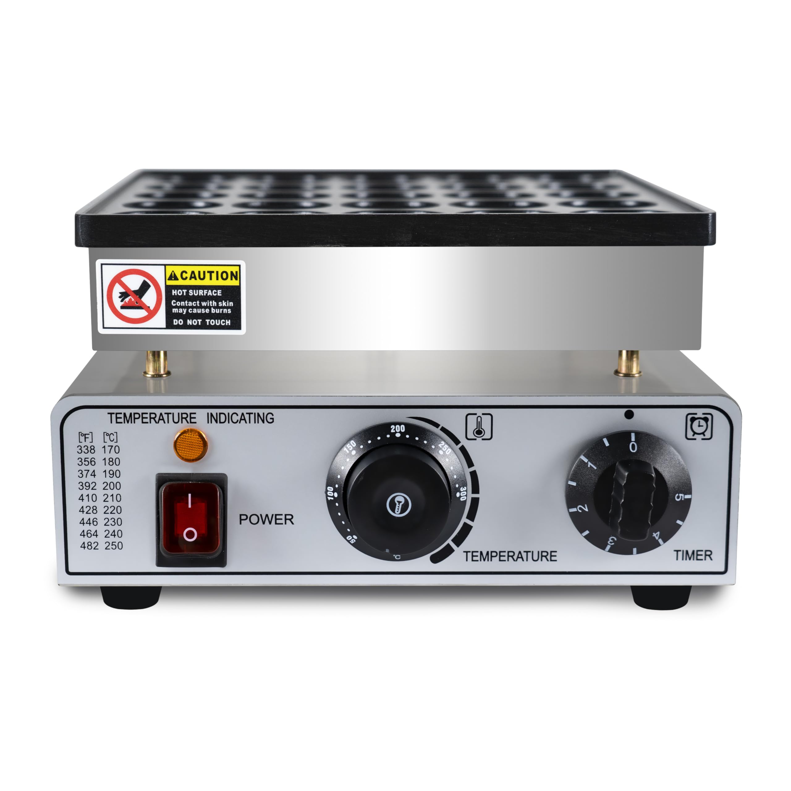 SIJIDING Mini Pancake Maker suits cafes, catering, and events for batch production.
