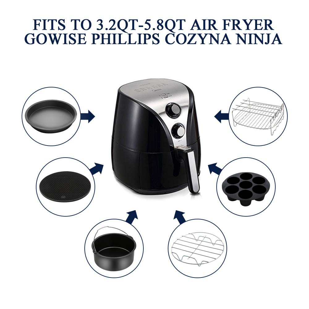 SIK air fryer pizza pan offers easy release and tidy cleanup after delicious, crisp crusts.