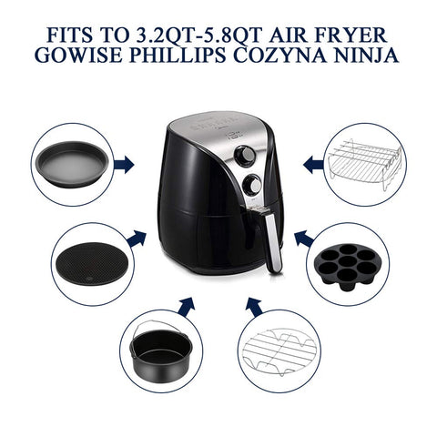 SIK air fryer pizza pan offers easy release and tidy cleanup after delicious, crisp crusts.