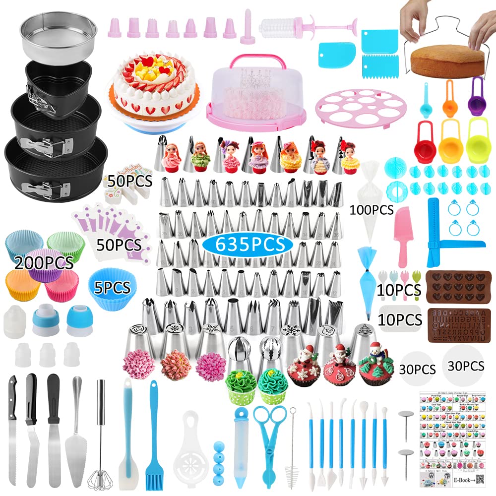 SIK cake decorating kit contents showing tools for beginners