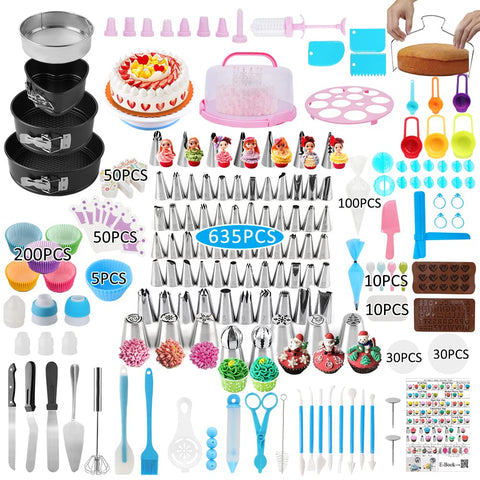 SIK cake decorating kit contents showing tools for beginners