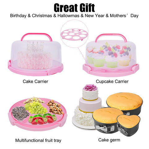 SIK three-pack springform pans set for versatile layer cakes