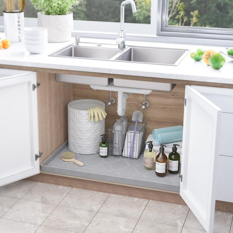 SIKADEER dishwasher-safe mat wipes clean in seconds