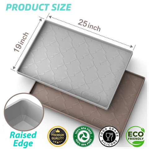 SIKADEER dishwasher-safe mat for quick cleaning after spills