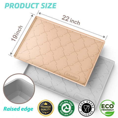 SIKADEER silicone mat is odorless and food-grade for safe kitchen use