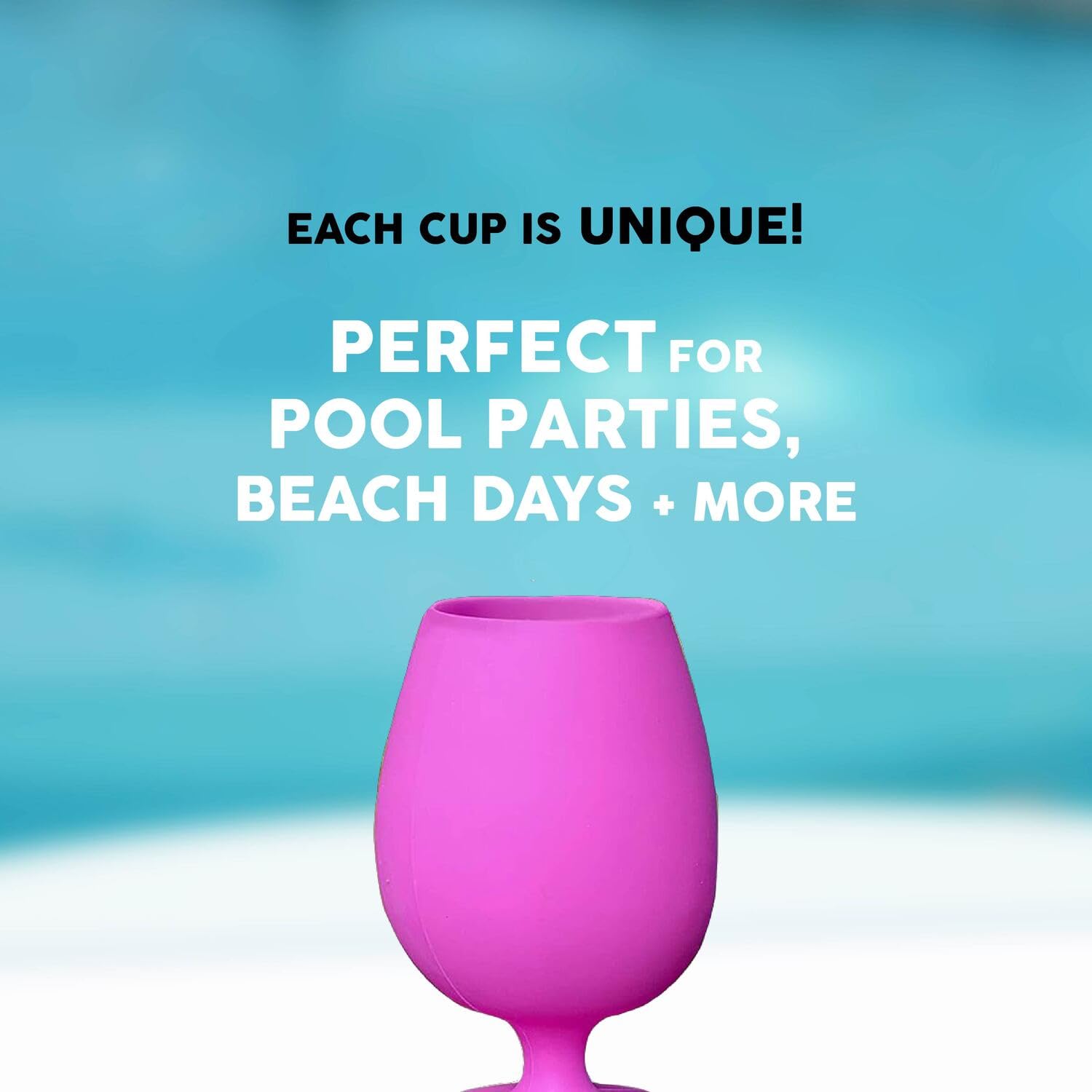 Sili Wraps Bali Collection outdoor entertaining wine glasses ideal for picnics and patio nights.