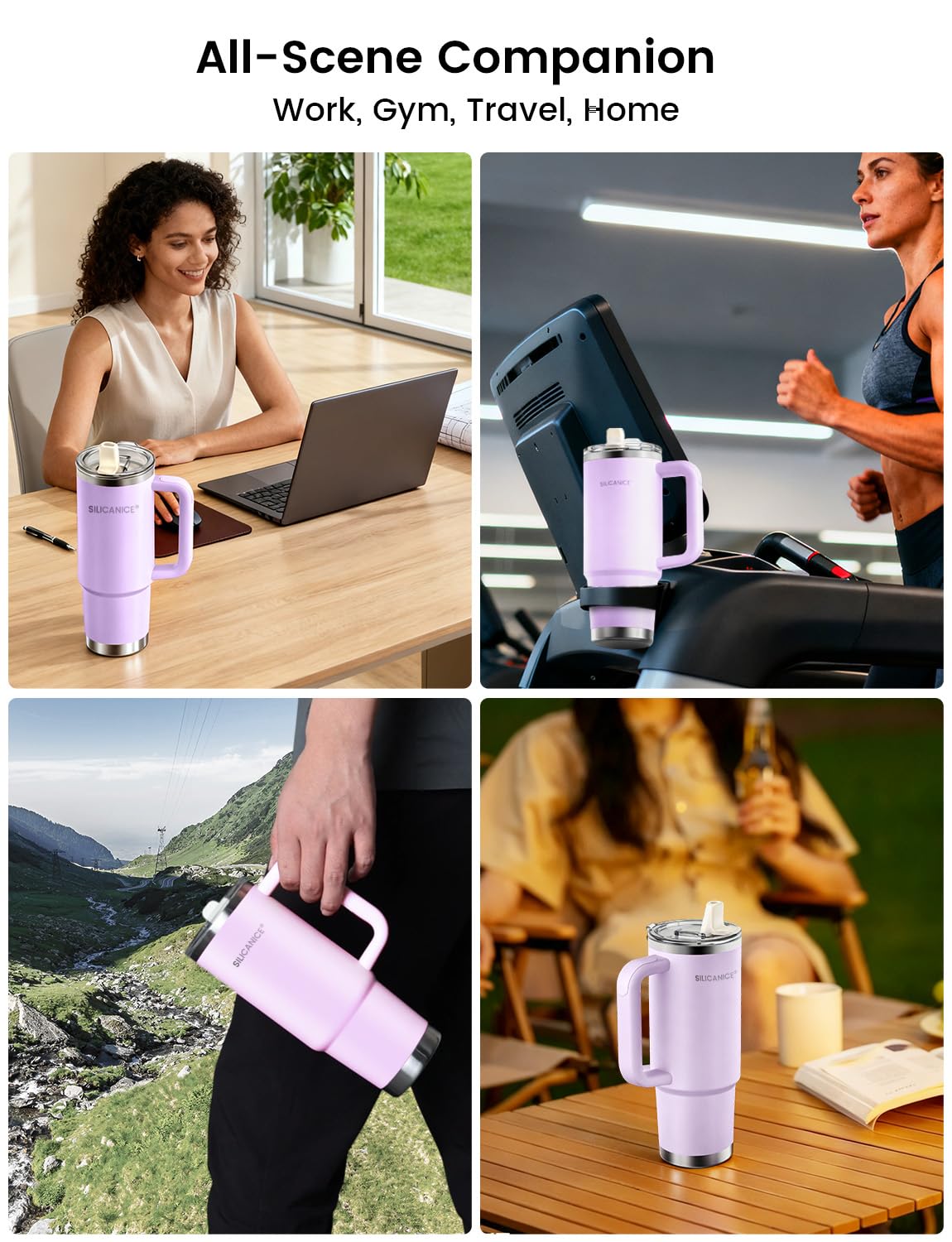 SILICANICE lilac finish emphasizing eco-conscious recyclable design