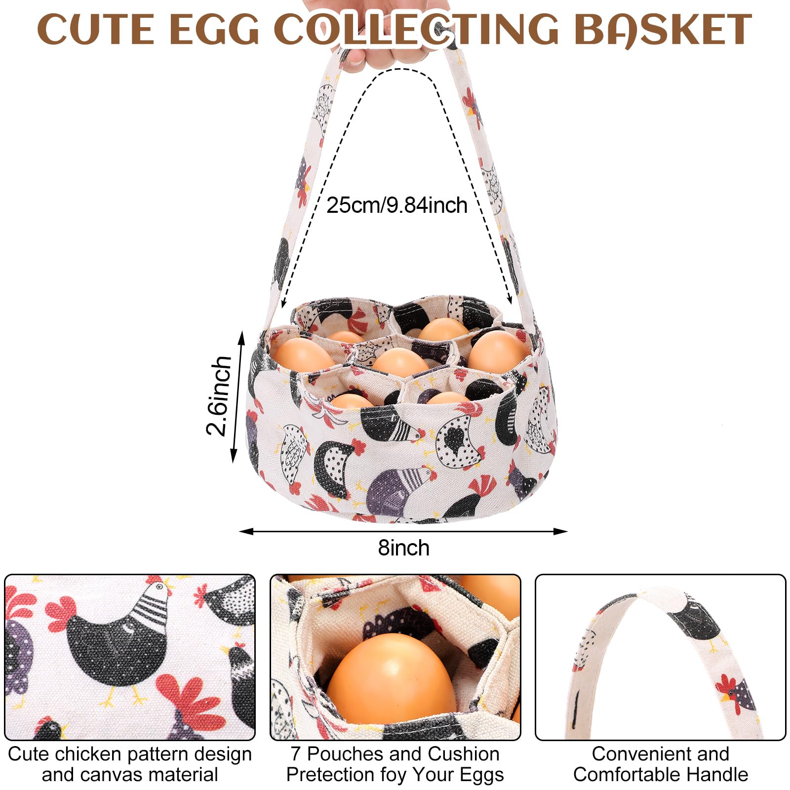 Silicherry chicken apron with fifteen pockets for hands‑free storage