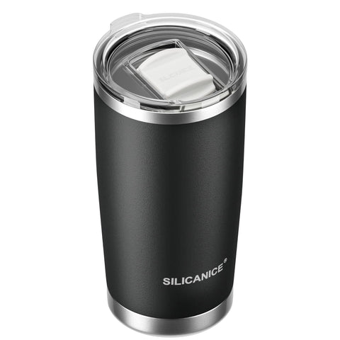 SILICANICE 20oz tumbler with break-resistant lid for everyday durability.