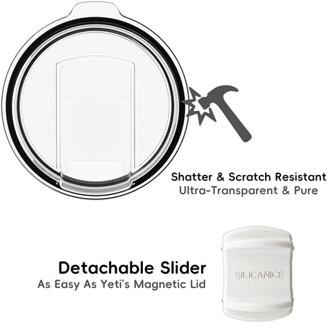 SILICANICE car-cup friendly design fits most holders.