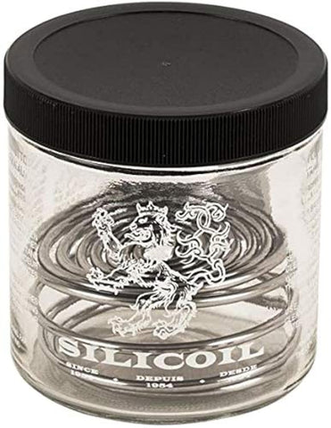 Silicoil Brush Cleaning Tank Jar with spiral insert cleans between bristles.