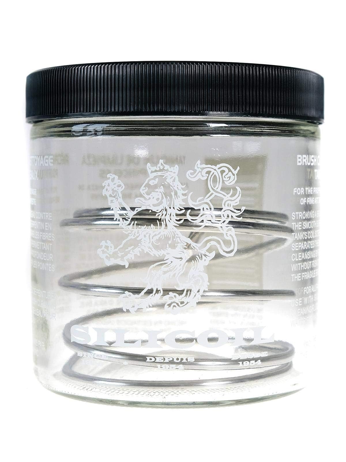 Silicoil Screw-cap prevents evaporation during cleaning tasks.
