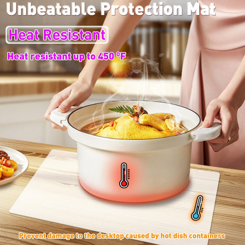 Siliconty placemats resist stains and wipe clean for quick mealtime cleanup.