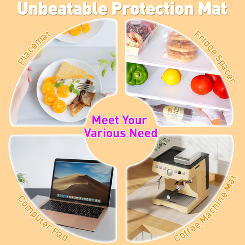 Siliconty placemats are top-rack dishwasher safe for easy cleanup.